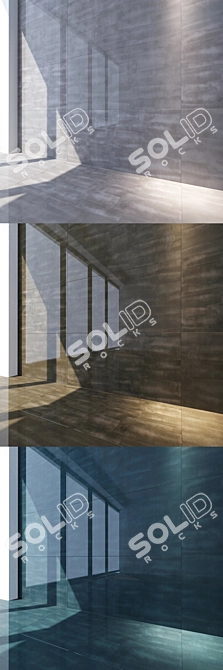 Elegant Luxe Italian Porcelain Tiles 3D model image 2