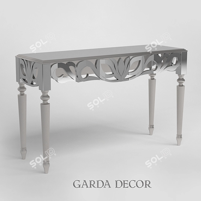 Garda Mirror Console: Elegant and Functional 3D model image 1