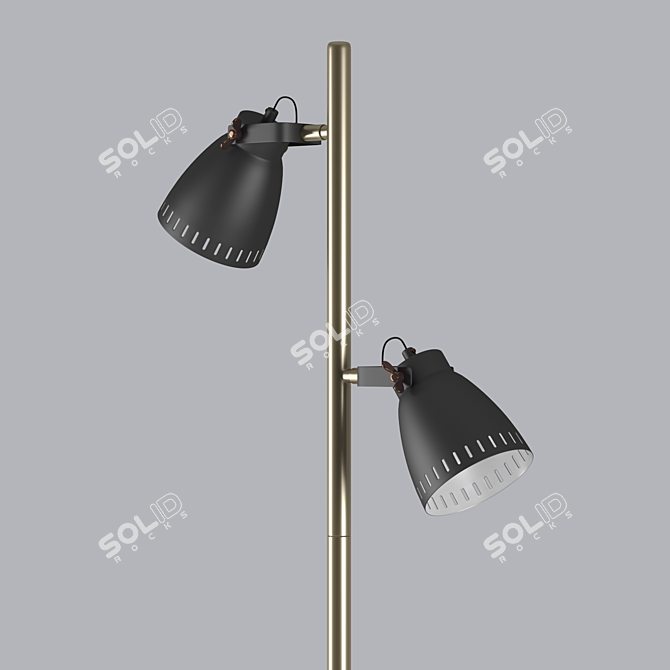 New York Floor Lamp - Sleek and Stylish 3D model image 2