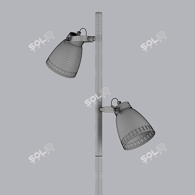 New York Floor Lamp - Sleek and Stylish 3D model image 3