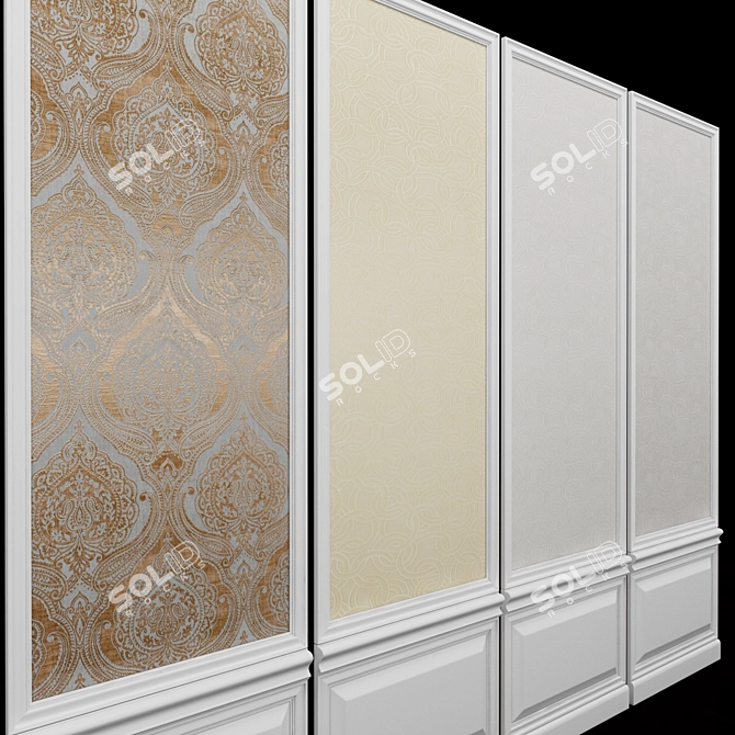 Seabrook Connoisseur-2 Acrylic Coated Wallpaper 3D model image 2