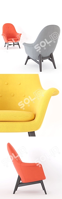 Elevate your comfort with Ikea BENARP 3D model image 2