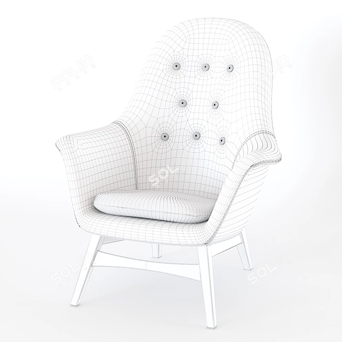 Elevate your comfort with Ikea BENARP 3D model image 3