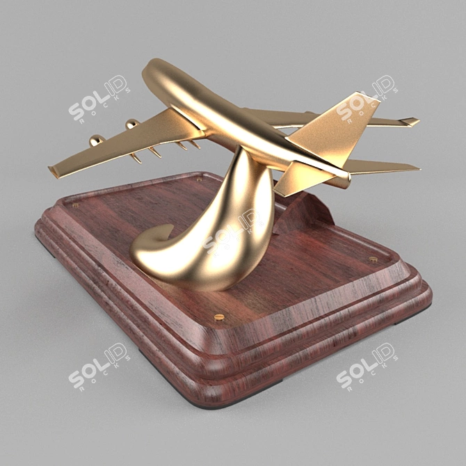 Boeing Aircraft Table Model 3D model image 2