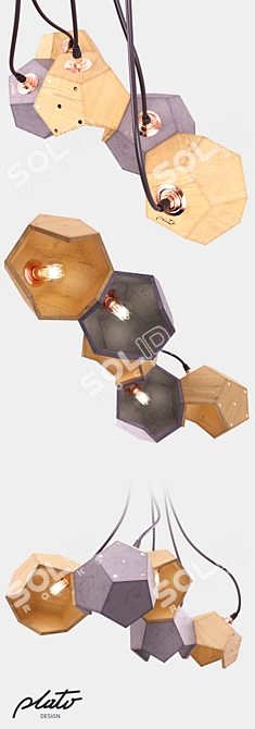 Magnetic Sculptural Lamps 3D model image 2