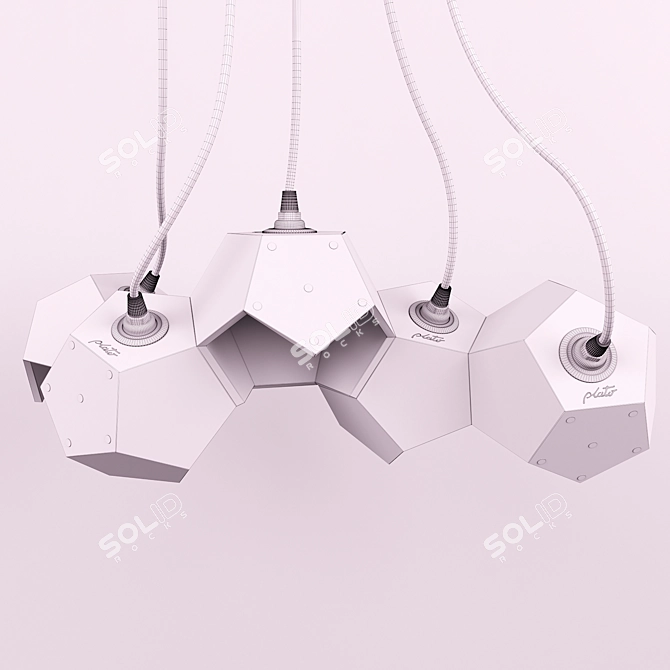 Magnetic Sculptural Lamps 3D model image 3