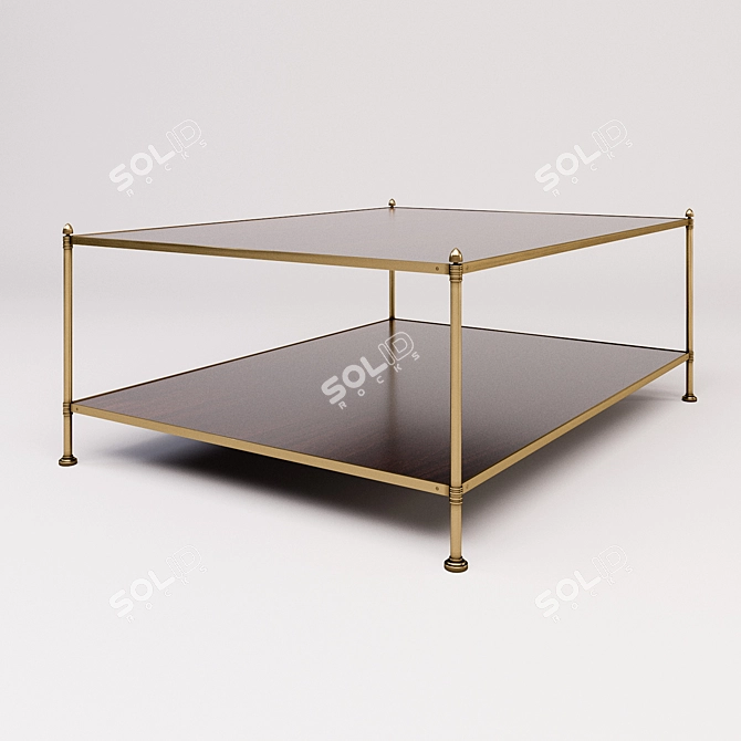 Elegant Ralph Lauren Ayton Coffee Table 3D model image 1