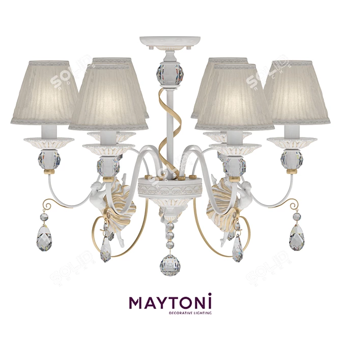 Maytoni Elina ARM222-06-N: German Chandelier, 61mm Diameter 3D model image 1