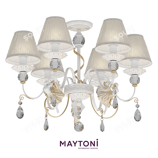 Maytoni Elina ARM222-06-N: German Chandelier, 61mm Diameter 3D model image 2