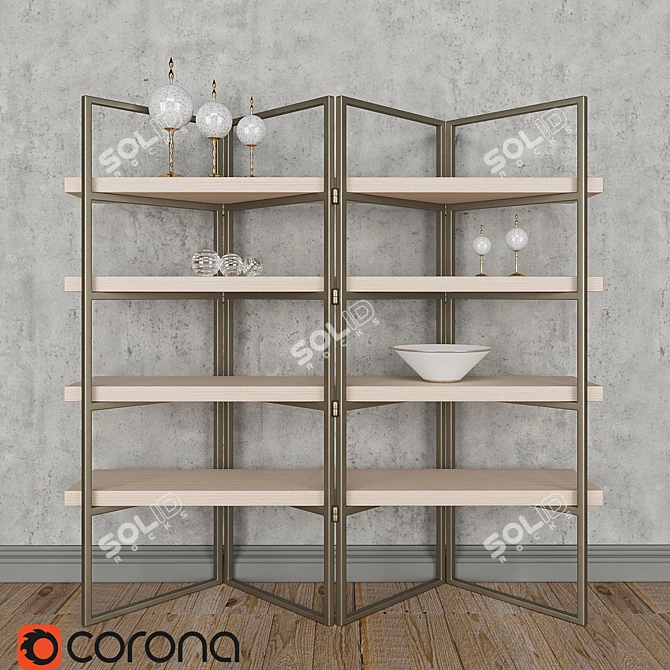 Multi-Purpose Storage Shelf 3D model image 1