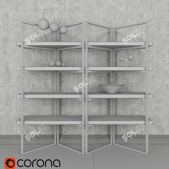 Multi-Purpose Storage Shelf 3D model image 3
