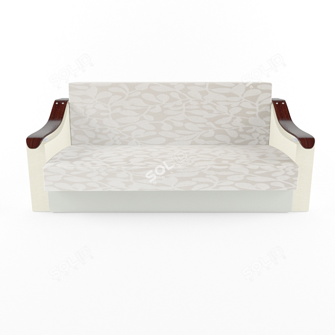 Luxury Sofa: Elegant and Comfy 3D model image 1