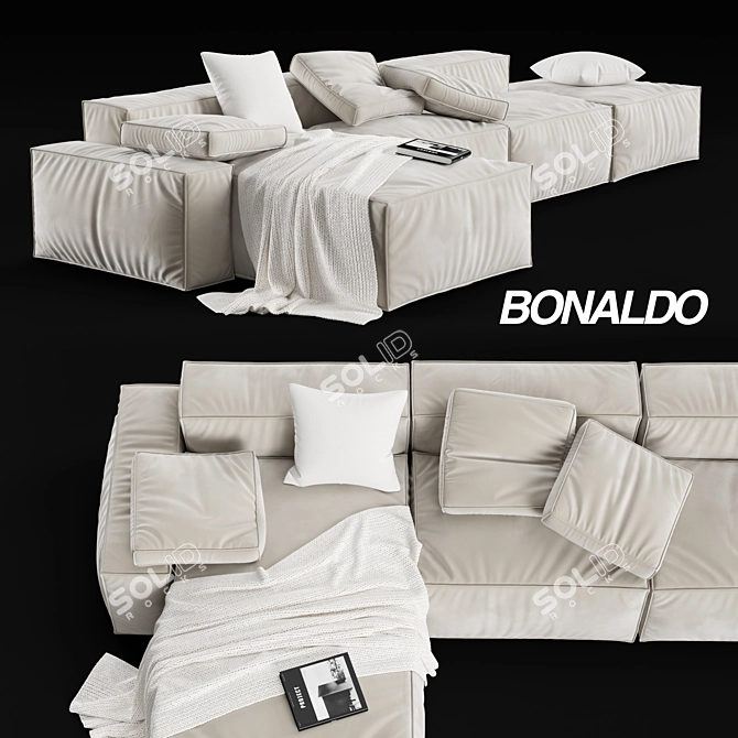 Bonaldo Peanut Sofa Set 3D model image 1