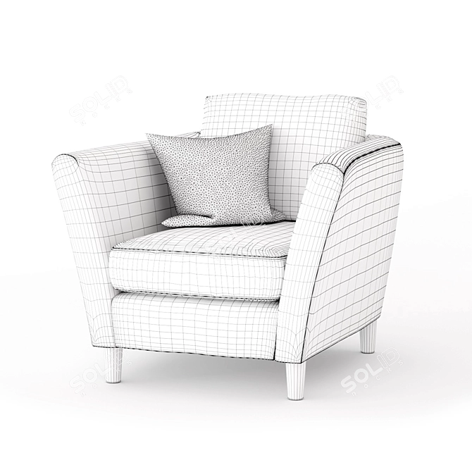 Stylish and Comfortable Ikea BANKERYD 3D model image 3