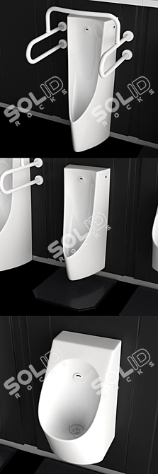 Toto Urinal Collection 3D model image 2