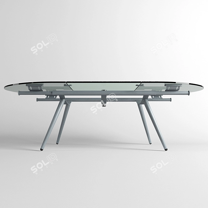 Title: Versatile Desalto More Dining Table 3D model image 2