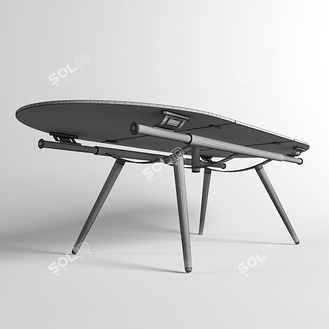 Title: Versatile Desalto More Dining Table 3D model image 3