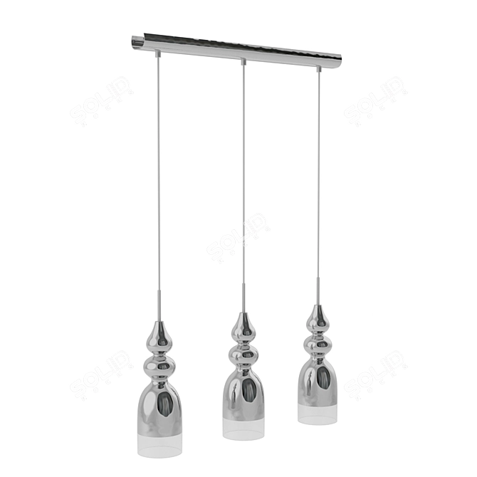 Elegant LED Suspension: Bolanos 3D model image 1