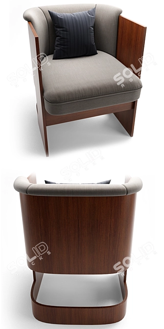 Retro Cycle Chair: 1965 Design 3D model image 2