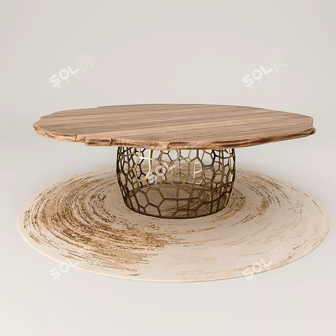 Brabbu APIS Dining Table & Tai Ping Carpet 3D model image 1