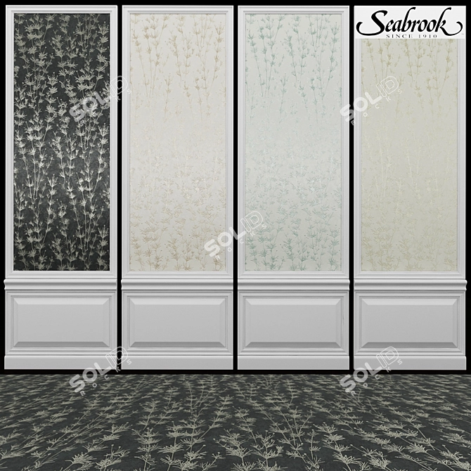 Seabrook Eco Chic II Wallpaper 3D model image 1