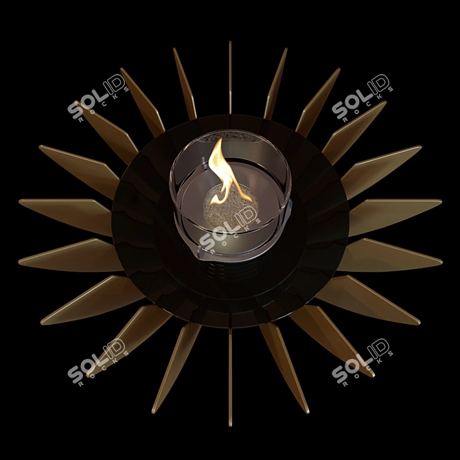 Cosmo Tabletop: The Cozy Desk Fireplace 3D model image 3