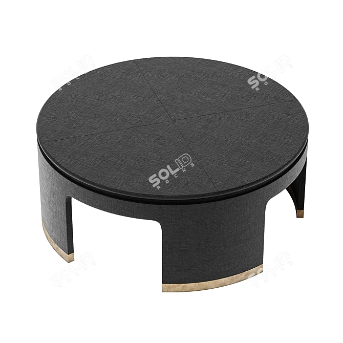 Dubois Round Cocktail Table 3D model image 2
