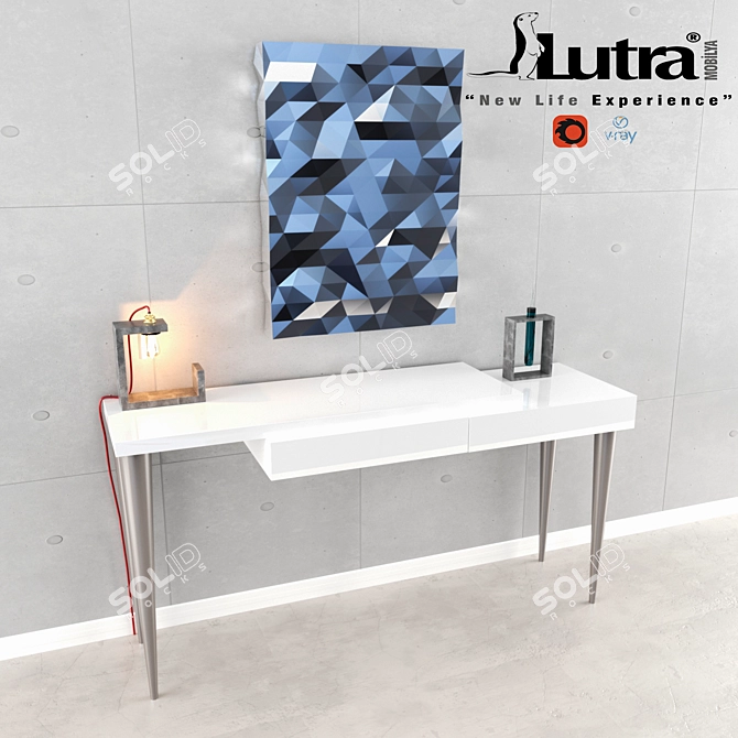 Lustrous Flex Console: elegance redefined! 3D model image 2