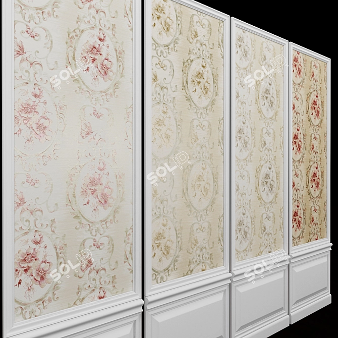 Seabrook Elysium-1: USA-made Acrylic Coated Wallpaper 3D model image 2