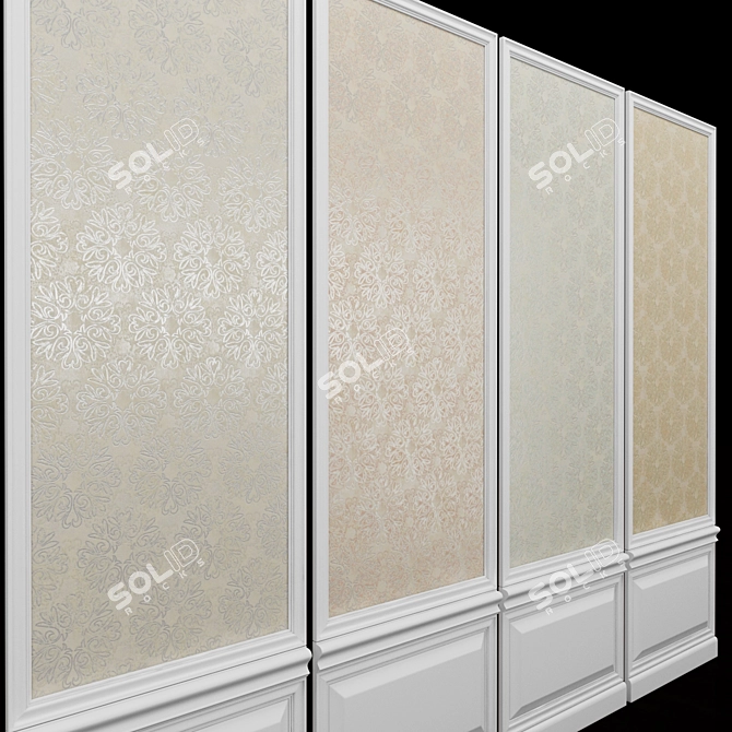 Seabrook Elysium-2: USA-Made Acrylic Coated Paper Wallcovering 3D model image 2