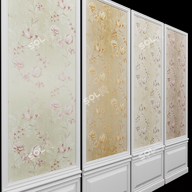 Seabrook Elysium-8: Timeless Elegance for Your Walls 3D model image 2