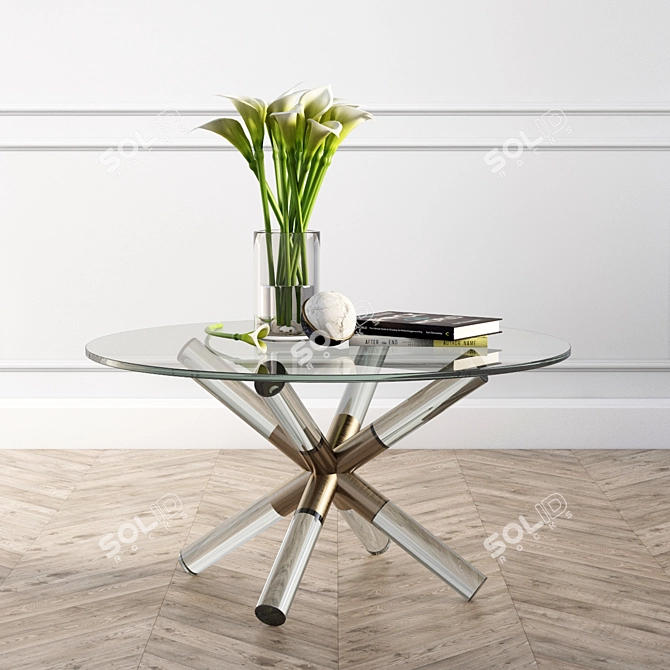Celestial Style: Pavlova Coffee Table 3D model image 1