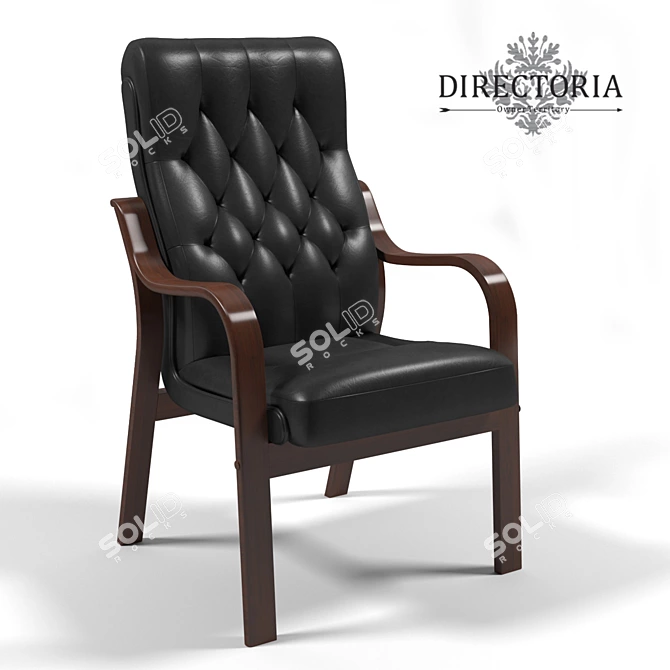 Botticelli Directoria Chair: Stylish and Comfortable 3D model image 3