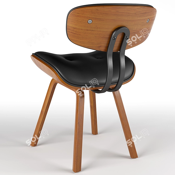 Modern Callen Side Chair by Porthos 3D model image 2