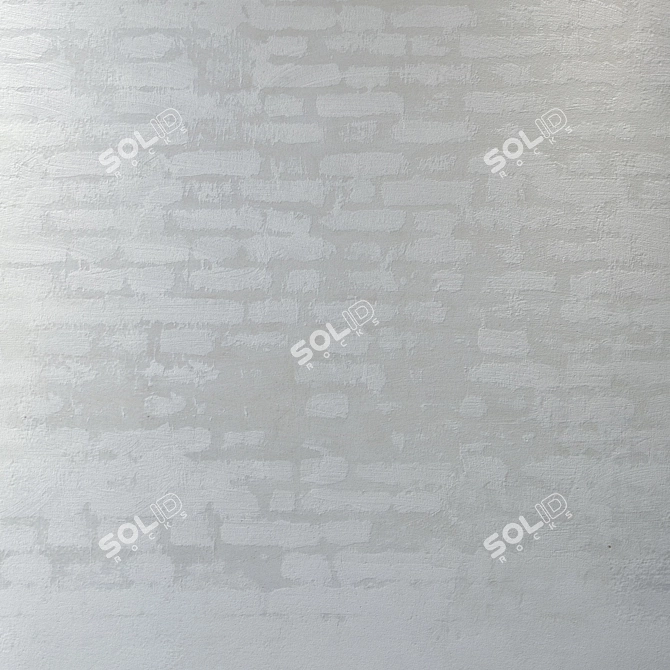 BrickBliss Plastered Wall Texture 3D model image 3