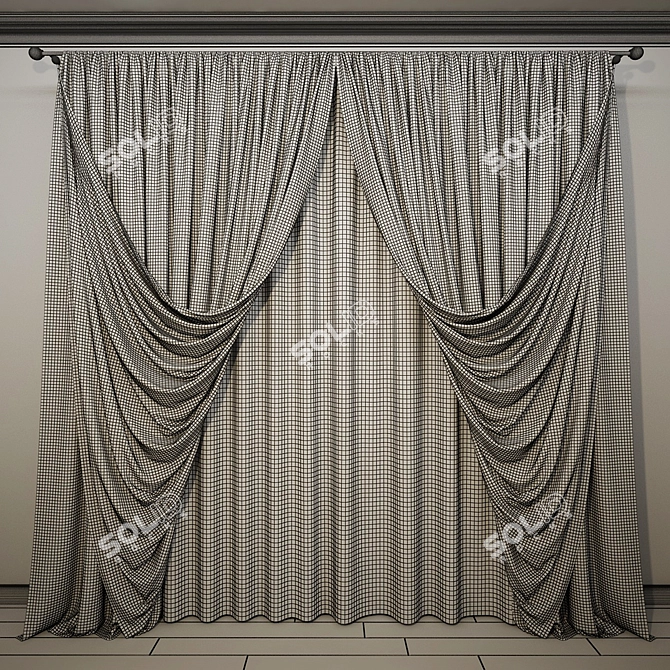 Shadow Curtain 3D model image 2