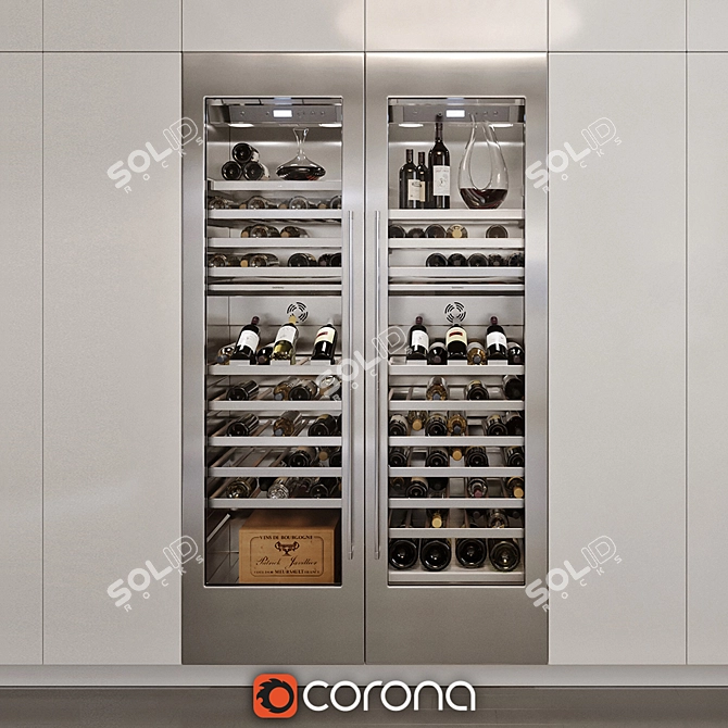 Gaggenau RW 464 Wine Fridge 3D model image 1