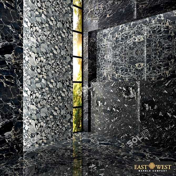 Natural Luxe Tile Collection 3D model image 1
