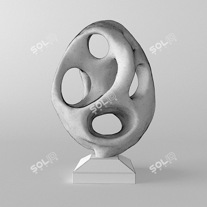 3D Scanned Stone Sculpture 3D model image 3