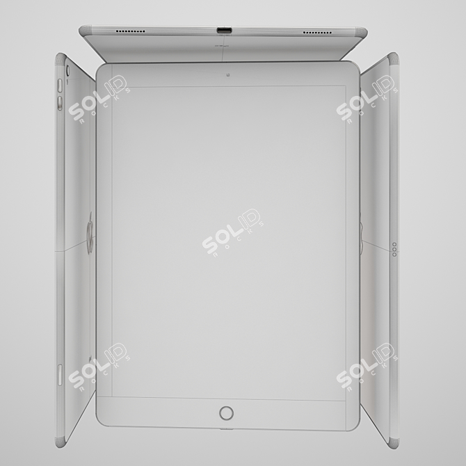 Apple iPad Pro 12.9 3D model image 3