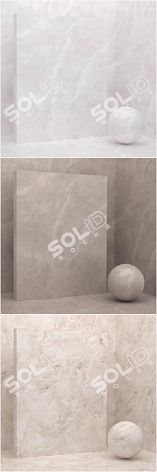 6 Seamless Materials - Stone, Plaster - Set 24 3D model image 2