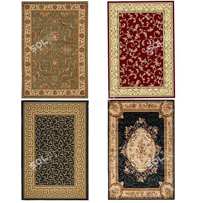 Luxury Plush Carpet: Soft, Durable & Stylish 3D model image 2