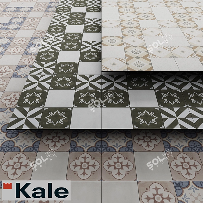 Pera Porcelain Tiles 3D model image 1