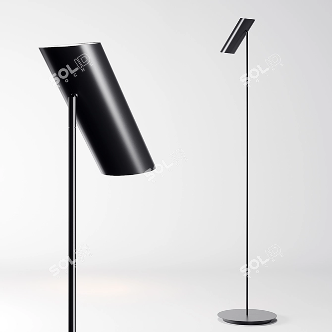 Elegant FARO LINK Black Lamp 3D model image 2