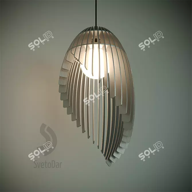 Svetodar Oculus Pendant Light 3D model image 2