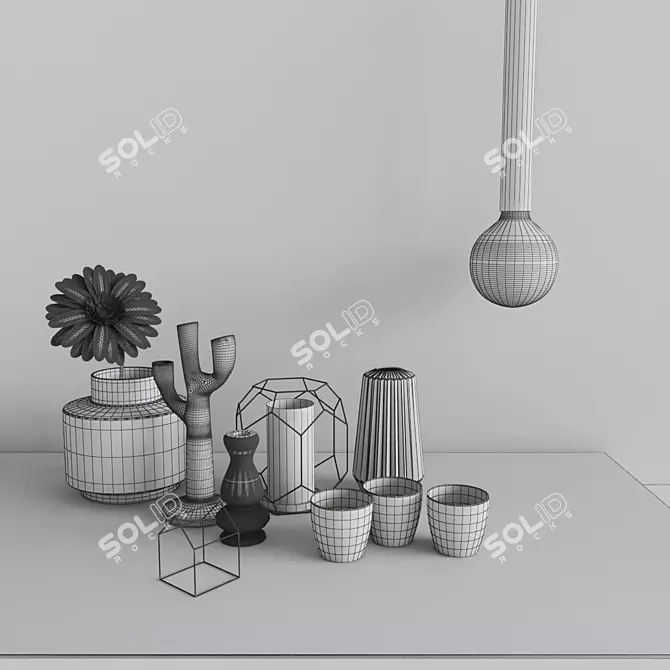 Bloomingville Decor Collection 3D model image 1
