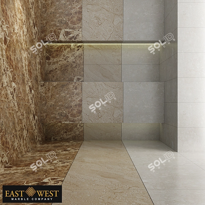 Natural Luxe: East West Collection 3D model image 2