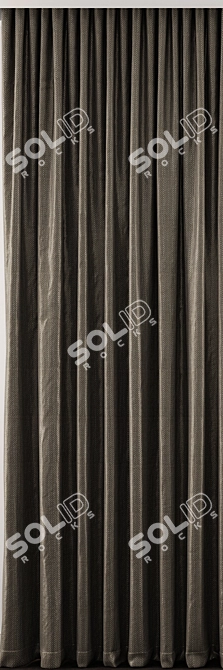 Exquisite Curtain Model - 3ds max & OBJ Archive 3D model image 3