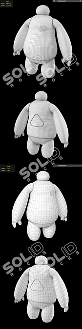 Baymax Movie Viewer - Interactive Robot Toy 3D model image 3