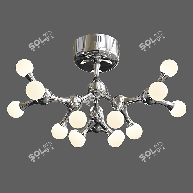 DNA Robot LED Ceiling Light 3D model image 1